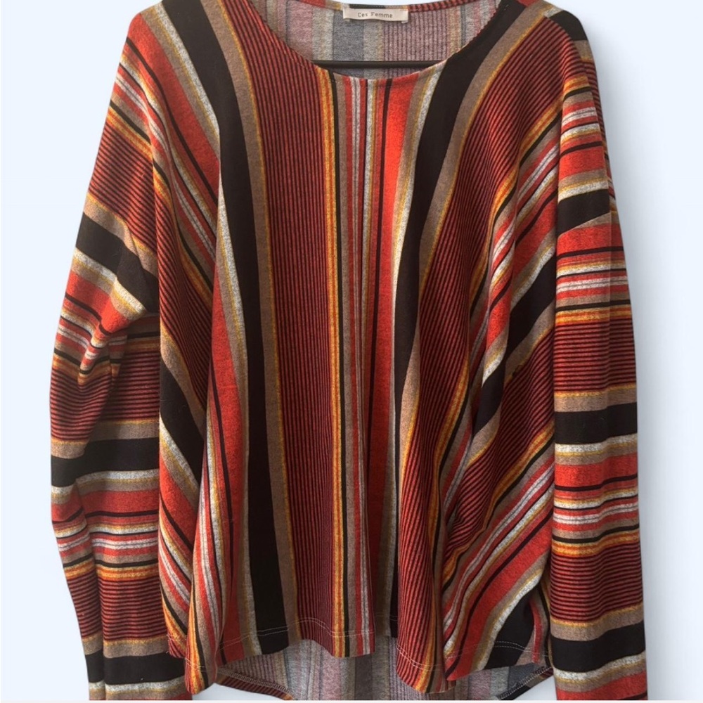 Colorful Striped Sweater